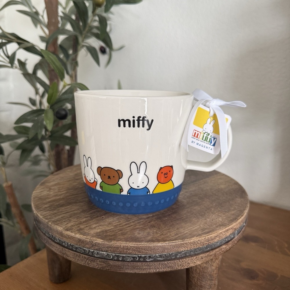 NWT Miffy Mug by‎ Magenta Bunny & Friends Boris Bear Poppy Pig Grunty Coffee Cup